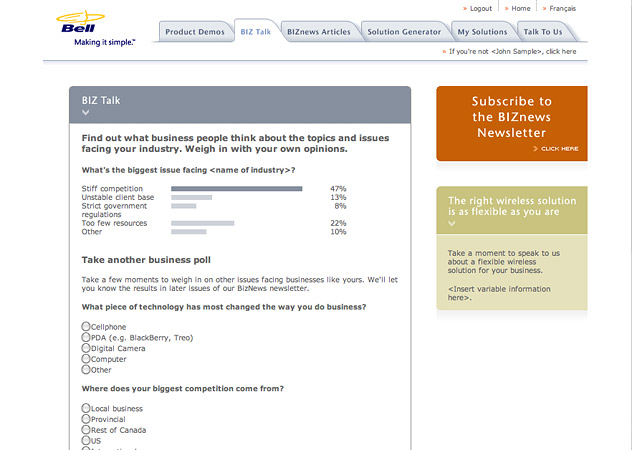 The BIZ Talk business poll